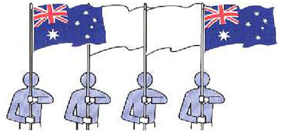 Nedsænkning Våd folder Flag Protocol - Australian National Flag Association (ANFA)