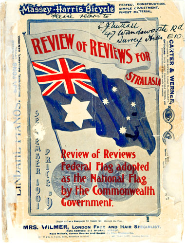 Flag History Images of Australian Flag Australian National Association (ANFA)
